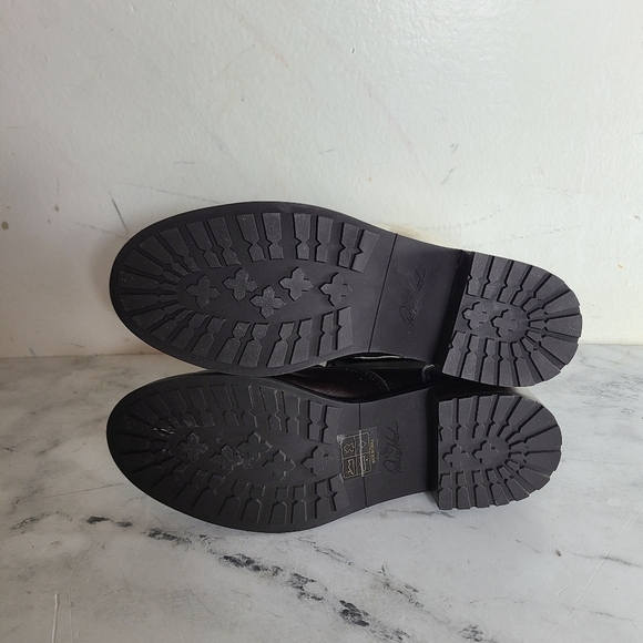 Patricia Nash Lia 2 Brown Leather Shearling Foldover Lace-Up Winter Boots 7 NWT - Picture 6 of 6